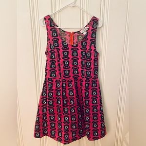 Vintage cat phone dress
